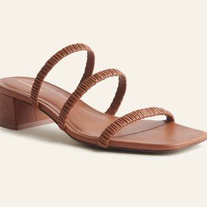 Reformation Brown Strappy Sandals